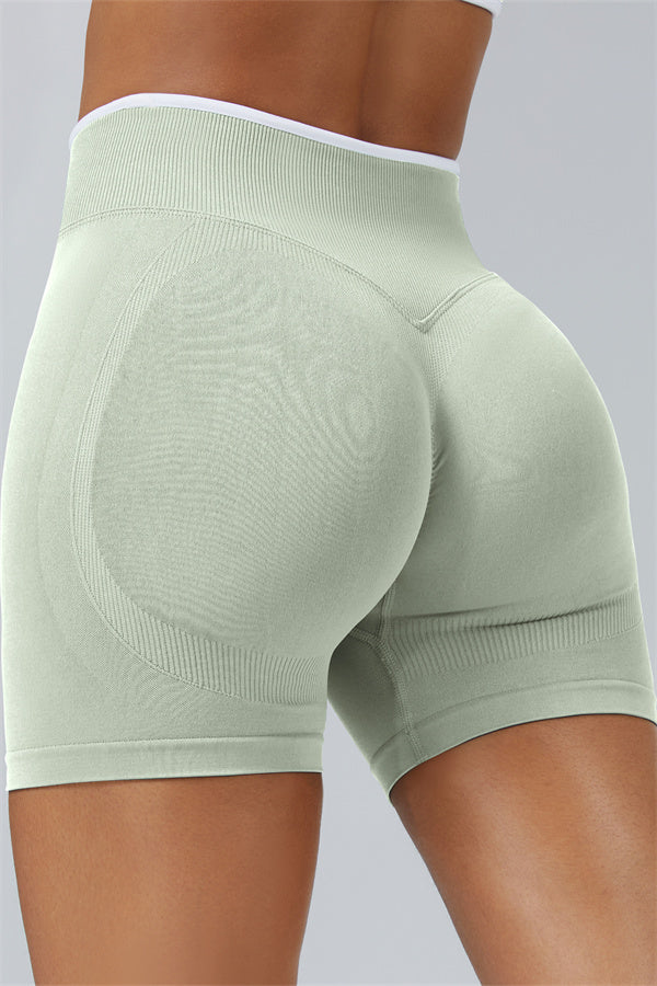 Conjunto de 2 Piezas de Top Corto de Manga Larga y Shorts Elevate