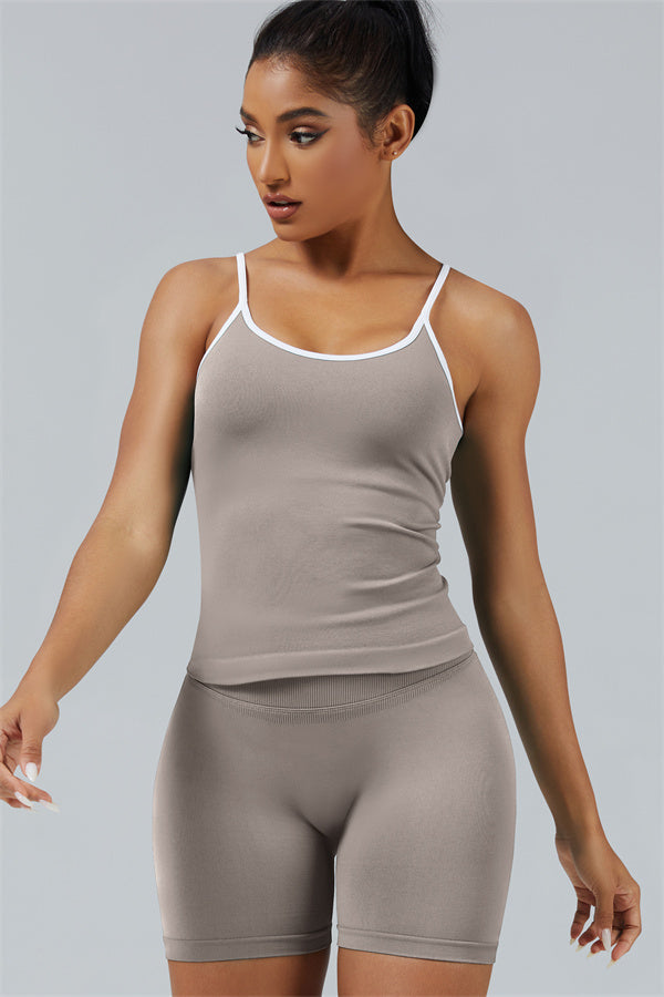 Conjunto de 2 piezas de top corto y pantalón corto Elevate New Crop