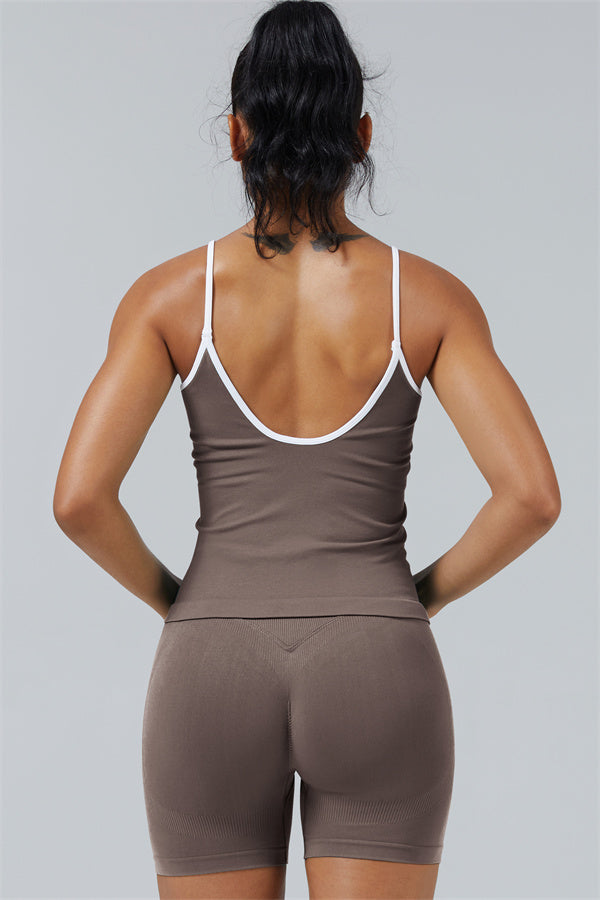 Conjunto de 2 piezas de top corto y pantalón corto Elevate New Crop