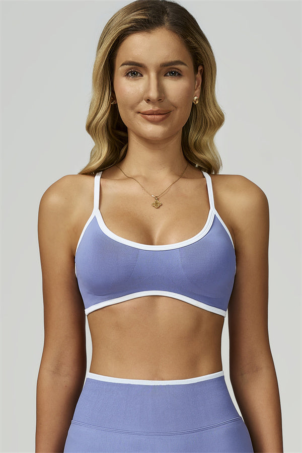 Conjunto de 2 piezas de sujetador deportivo y leggings Prime Line