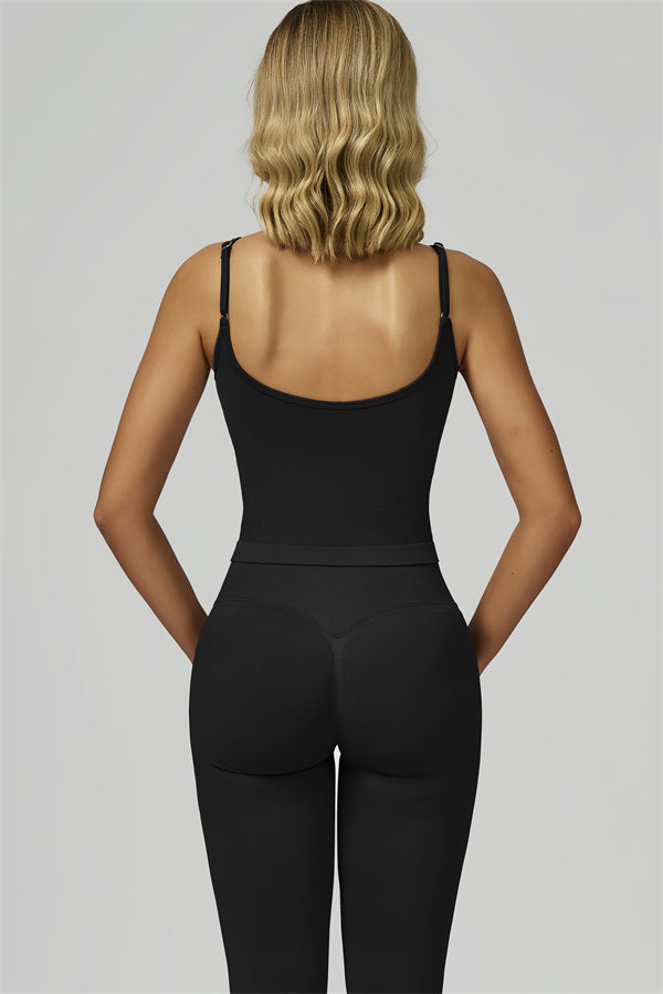 Conjunto de 2 piezas de top corto y leggings Prime