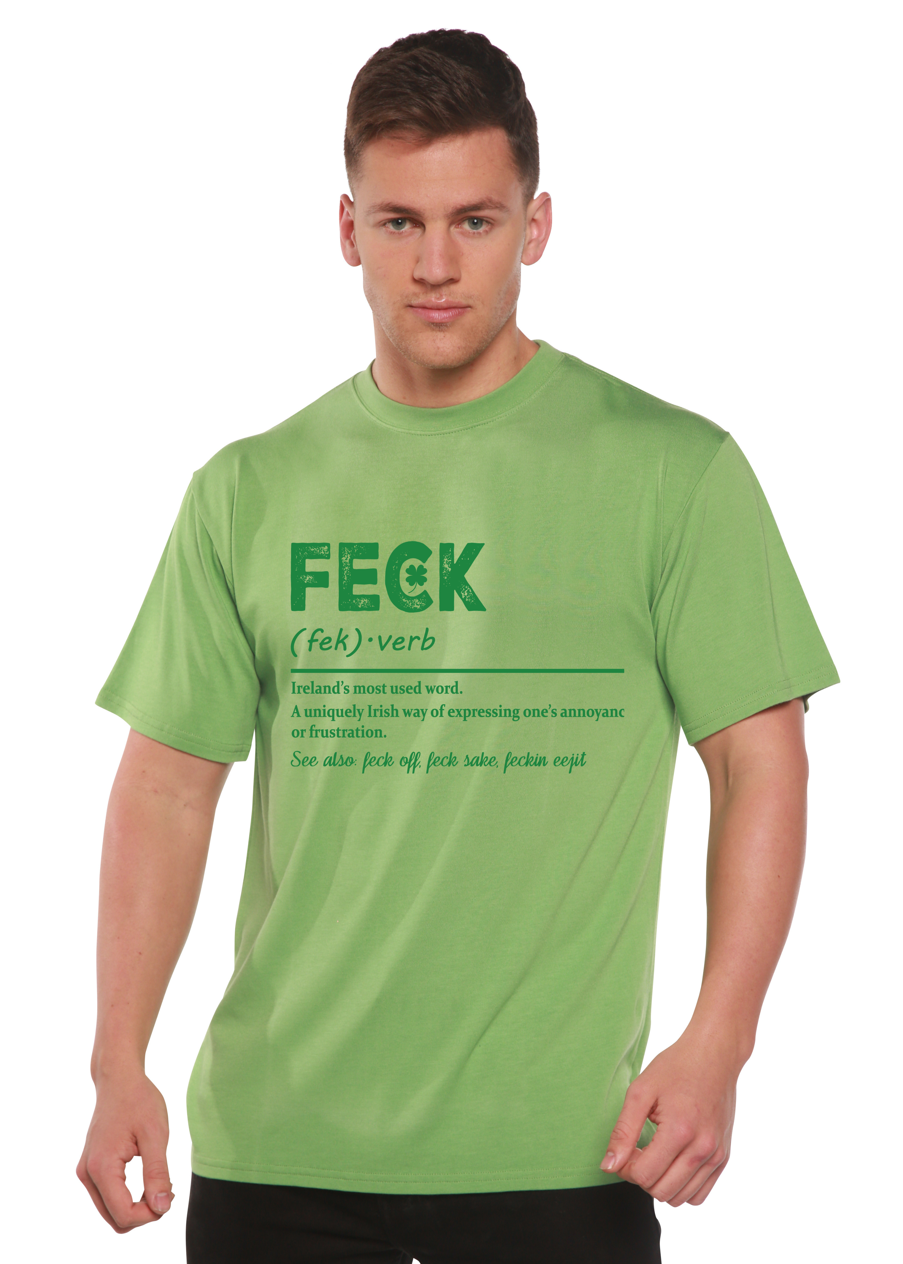 Camiseta Gráfica Unisex de Bambú/Algodón "Feck Irish St Patricks Day"