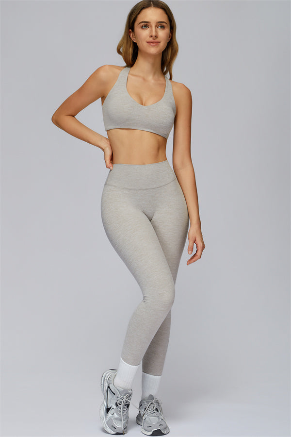 The Radiance Racerback Sports Bra Leggings 2-Piece Set
