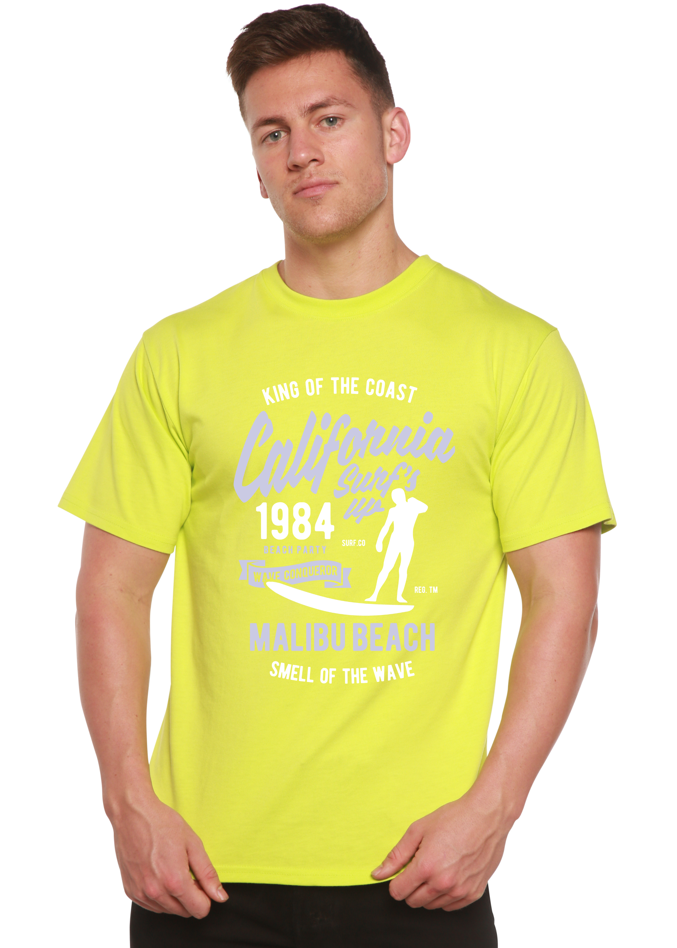 California 1984 Camiseta gráfica de manga corta de viscosa de bambú/algodón orgánico para hombre Spun Bamboo®