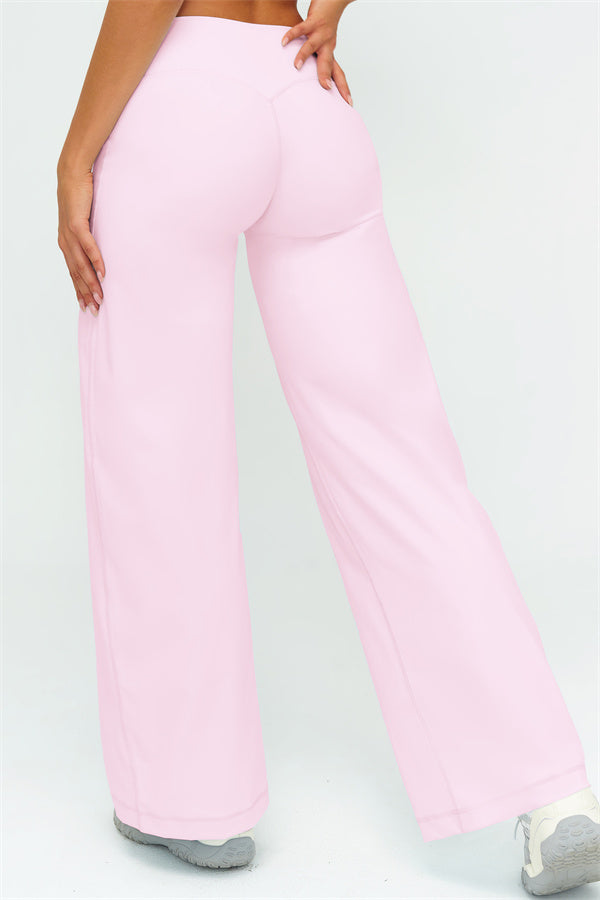 Top Halter Twirl y Pantalones Rectos de 2 Piezas