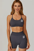 Conjunto de 2 piezas de shorts y top deportivo Nova personalizados