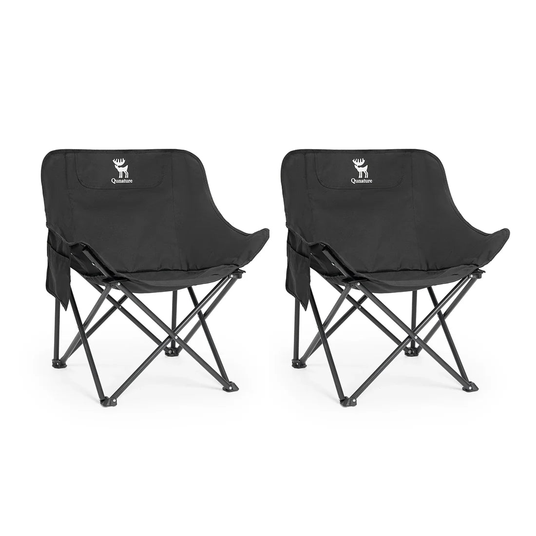 Silla de camping plegable de acero al carbono - Tallas para adultos y niños