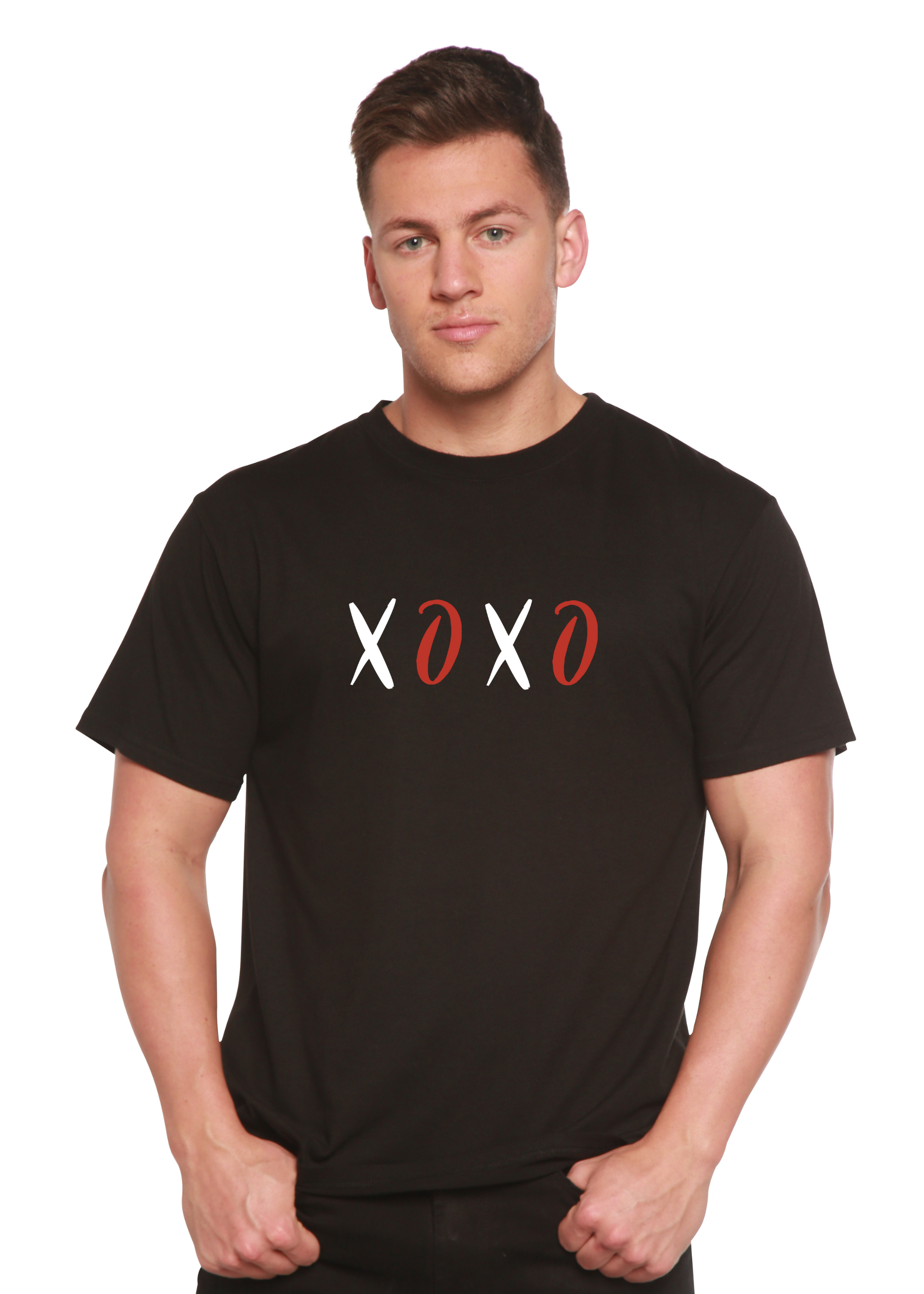 XOXO Camiseta Gráfica Unisex de Bambú/Algodón
