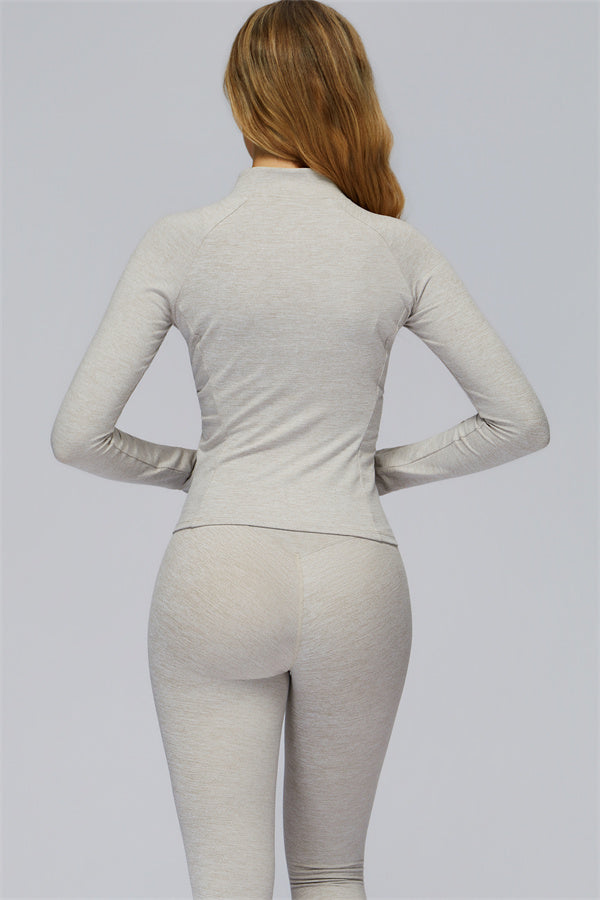The Radiance Jacket Racerback Sports Bra Leggings 3-Piece Set