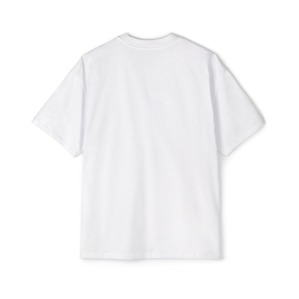 Camiseta Aftrz Classics de manga corta, grande y pesada, - Blanca con logotipo rojo
