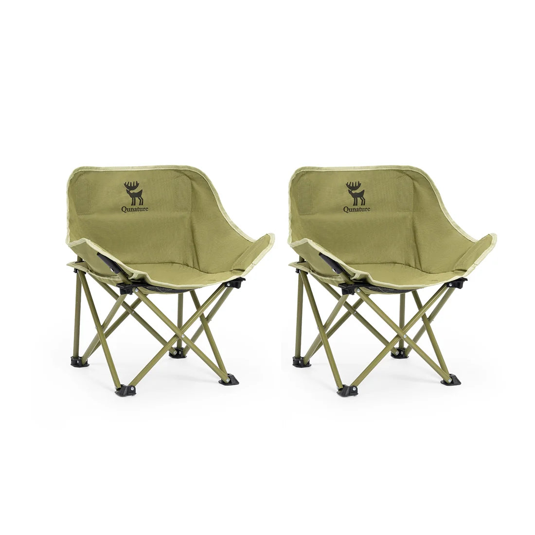 Silla de camping plegable de acero al carbono - Tallas para adultos y niños