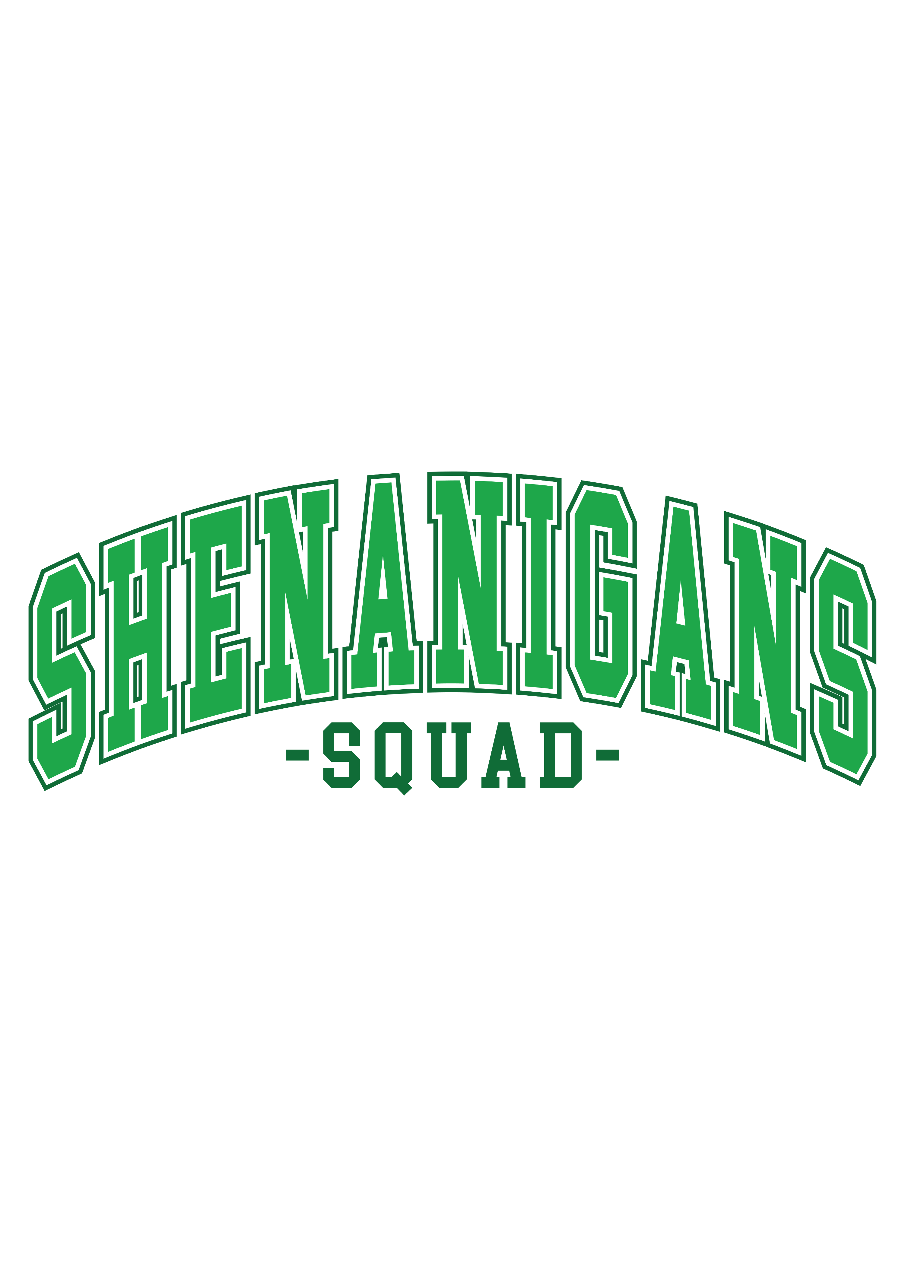 Camiseta Gráfica Unisex de Bambú/Algodón Shenanigans Squad