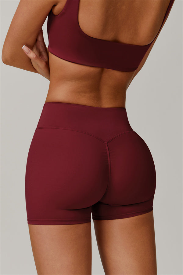 Conjunto de 2 piezas de sujetador deportivo y pantalón corto Halo