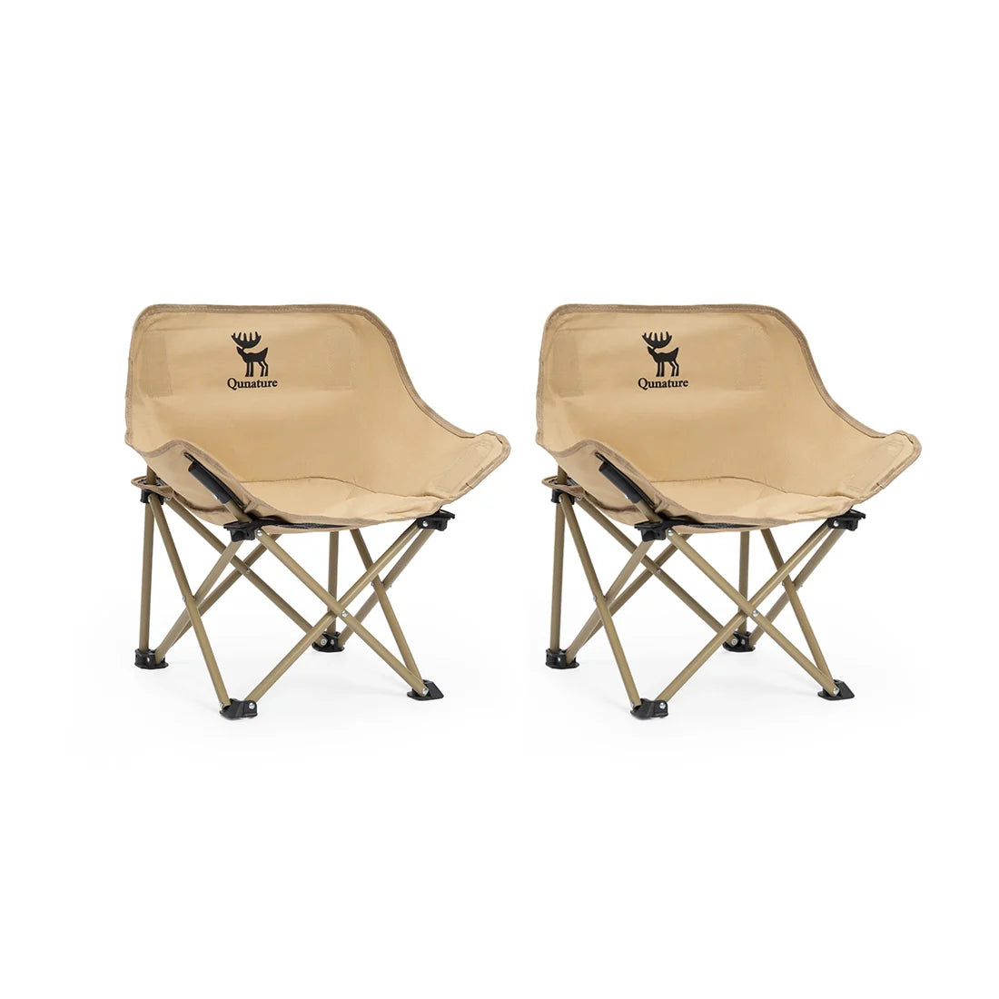 Silla de camping plegable de acero al carbono - Tallas para adultos y niños