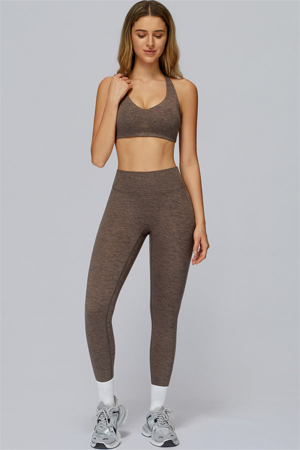 The Radiance Racerback Sports Bra Leggings 2-Piece Set