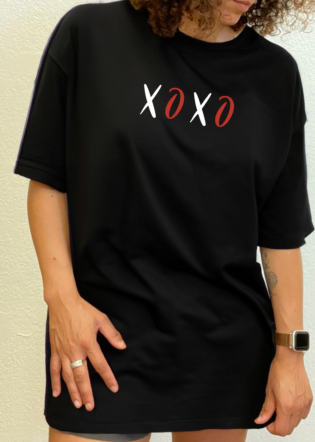 XOXO Camiseta Gráfica Unisex de Bambú/Algodón