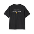 Quieres ver mi camiseta de manga corta extragrande de pato pesado
