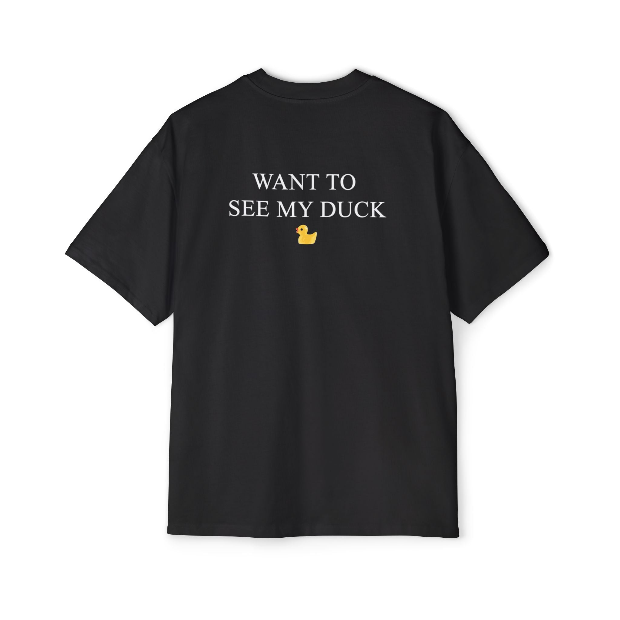 Quieres ver mi camiseta de manga corta extragrande de pato pesado