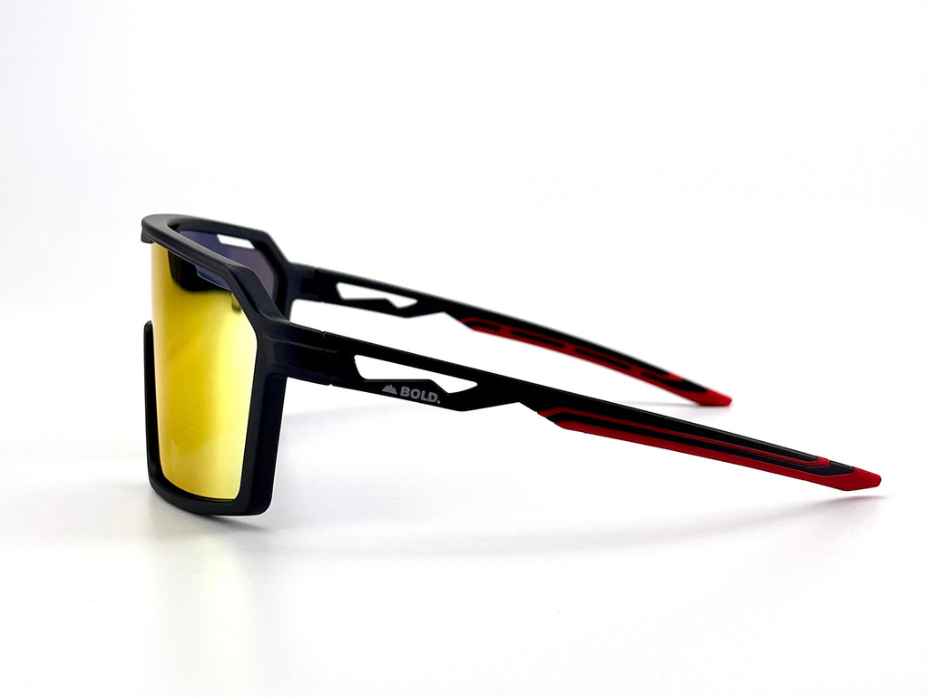 Gafas de sol de rendimiento BOLD Flux – Gafas para ciclismo de montaña, esquí y uso diario
