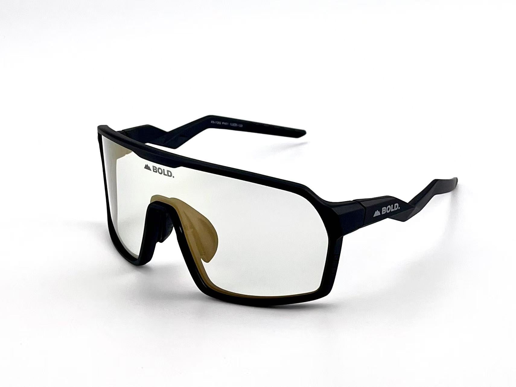 Gafas de sol fotocromáticas BOLD Glow – Gafas para ciclismo de montaña, esquí y uso diario
