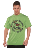 Camiseta gráfica de manga corta de viscosa de bambú/algodón orgánico Strong Tomorrow para hombre