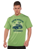 Aventura de surf Spun Bamboo® Camiseta gráfica de manga corta de viscosa de bambú/algodón orgánico para hombre