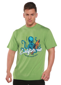 Camiseta gráfica de manga corta de bambú/algodón orgánico para hombre "California Summer Adventures"