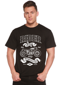 Camiseta gráfica de manga corta Rider Spun Bamboo® de viscosa de bambú/algodón orgánico para hombre