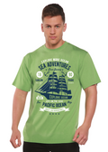 Camiseta gráfica de manga corta de viscosa de bambú/algodón orgánico Sea Adventures Spun Bamboo® para hombre