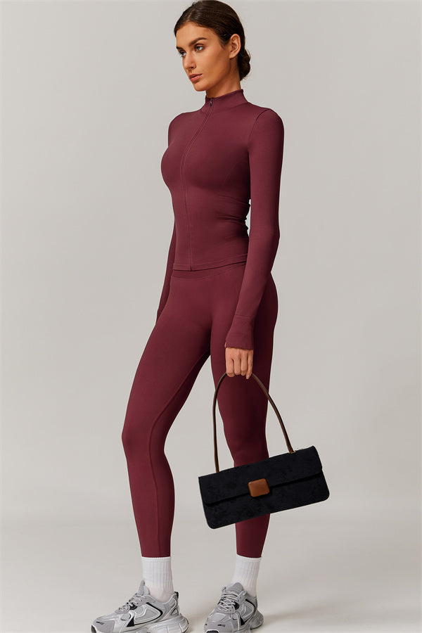 Conjunto de 2 piezas de chaqueta y leggings Nova Luxe