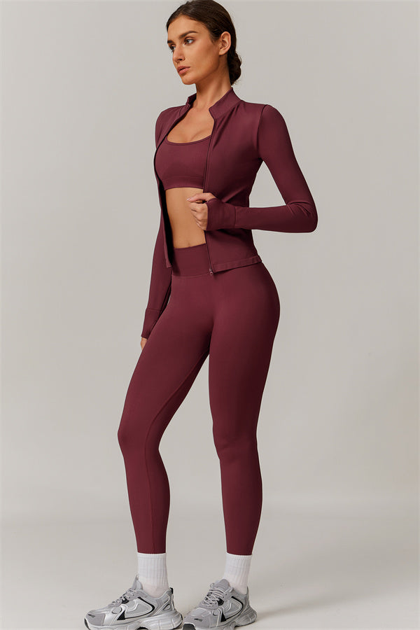 Conjunto de 2 piezas de chaqueta y leggings Nova Luxe