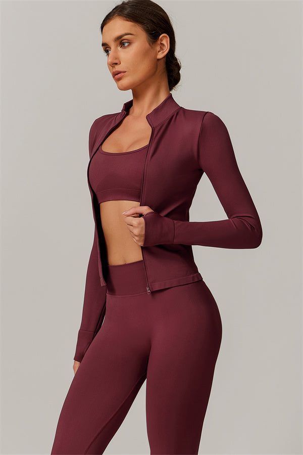 Conjunto de 2 piezas de chaqueta y leggings Nova Luxe