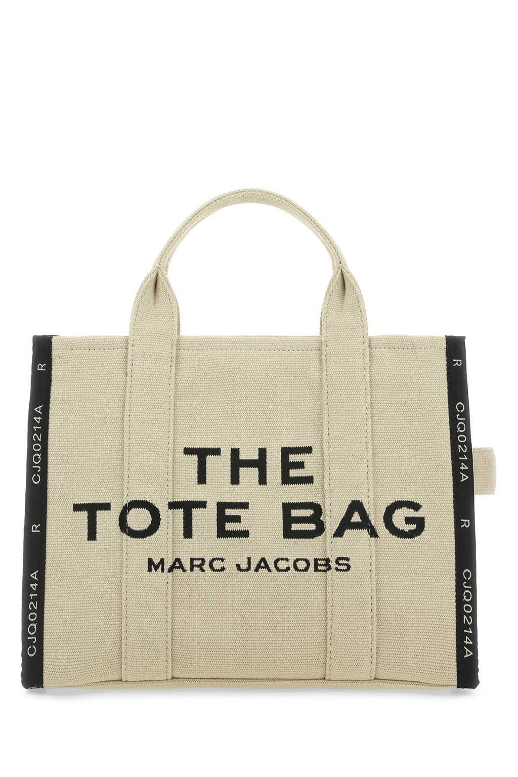 Marc Jacobs Women Beige Canvas The Tote Shopping Bag