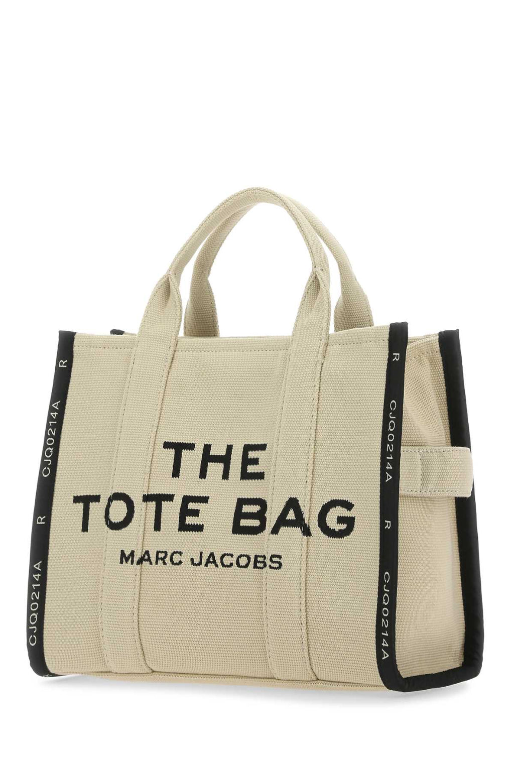 Marc Jacobs Women Beige Canvas The Tote Shopping Bag