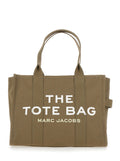 Marc Jacobs Women Tote Bag 'The Large Tote' With Contrast Logo Print In Green For Women