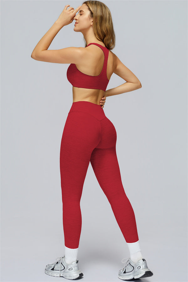 The Radiance Racerback Sports Bra Leggings 2-Piece Set