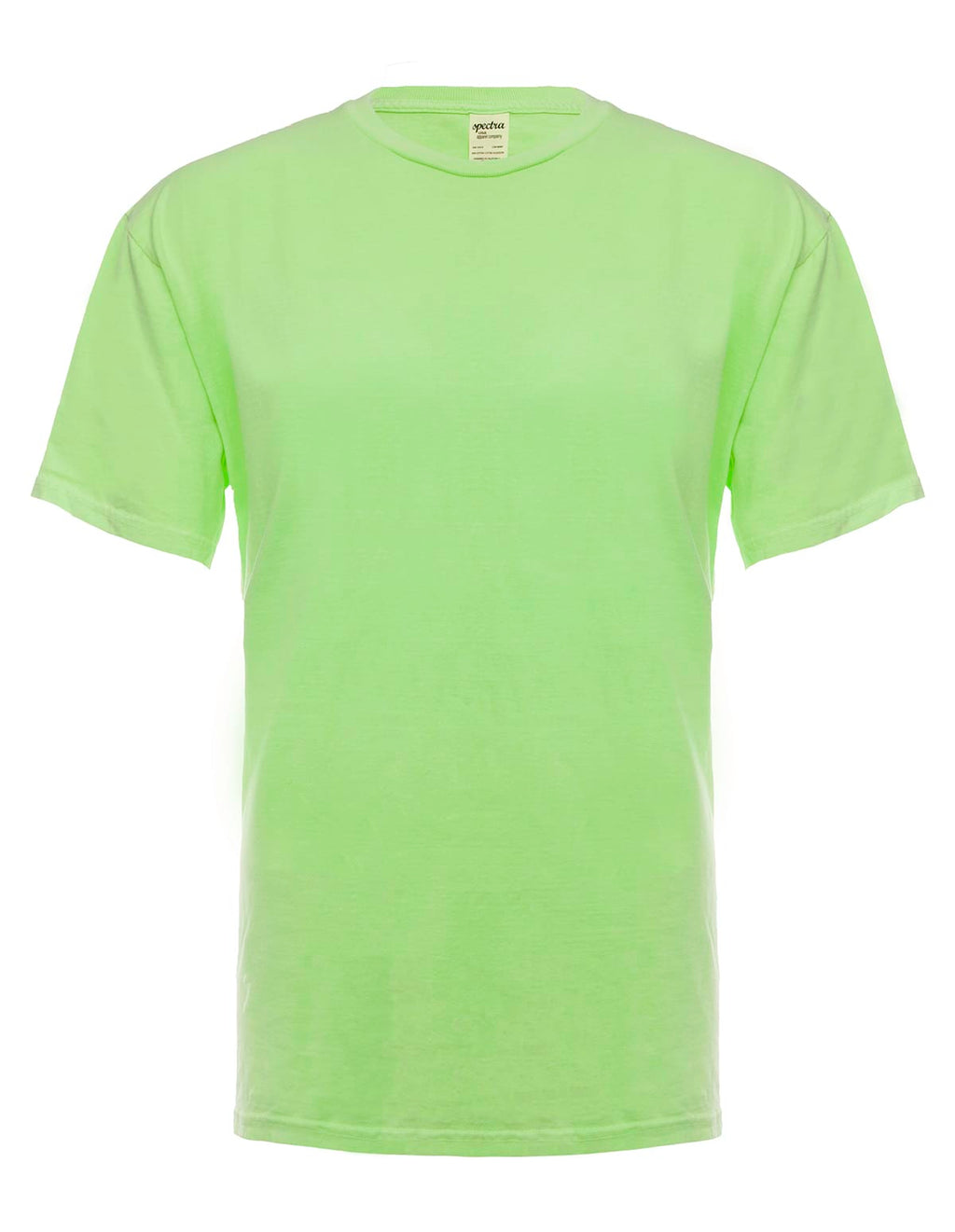 Prenda teñida verde neón