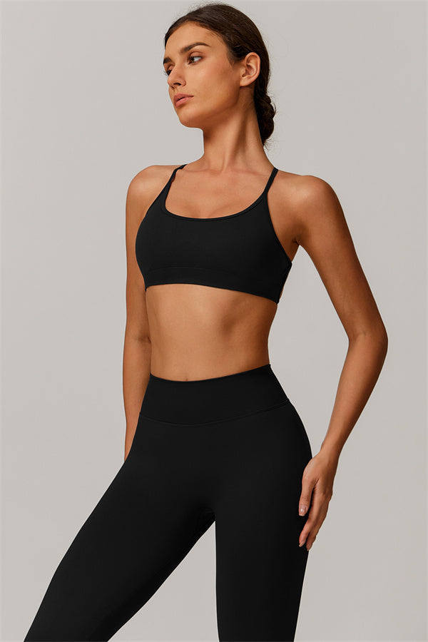 Conjunto de 2 piezas de sujetador deportivo y leggings Nova Luxe
