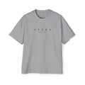 Camiseta de manga corta extragrande Aftrz Classics Heavy - Gris con logotipo negro