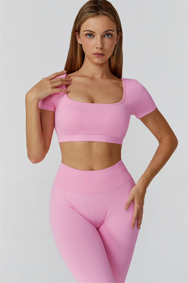 Conjunto de 2 piezas Reign Crop Top y Leggings