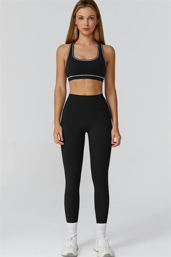 Conjunto de 2 piezas de leggings y sujetador deportivo Venus