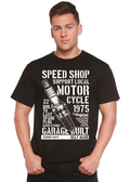 Camiseta gráfica de manga corta de viscosa de bambú/algodón orgánico para hombre Spark Plug Spun Bamboo®