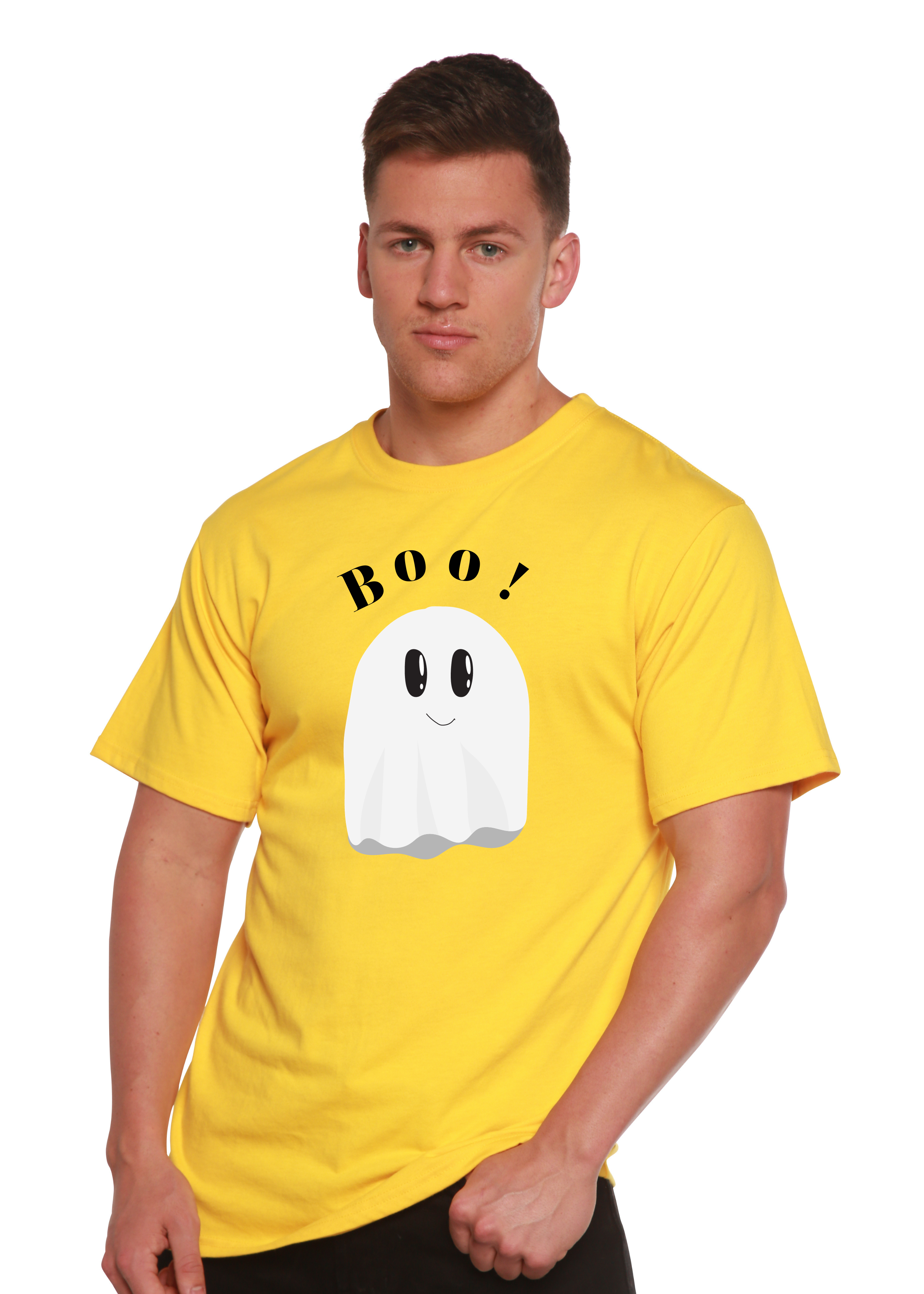 Camiseta gráfica de manga corta de bambú/algodón orgánico Boo para hombre