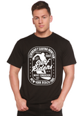 Camiseta gráfica de manga corta para hombre Surf Rider Spun Bamboo® de bambú viscosa/algodón orgánico