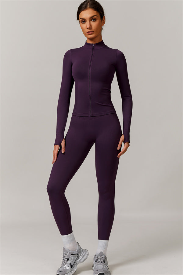 Conjunto de 2 piezas de chaqueta y leggings Nova Luxe