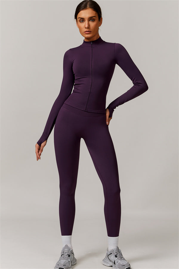 Conjunto de 2 piezas de chaqueta y leggings Nova Luxe