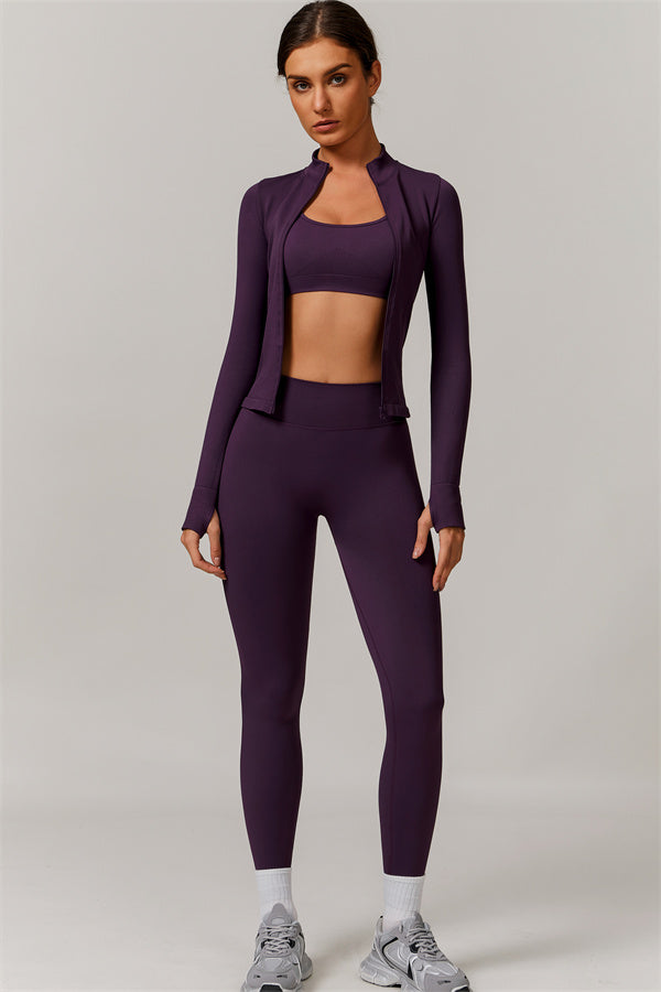 Conjunto de 2 piezas de chaqueta y leggings Nova Luxe