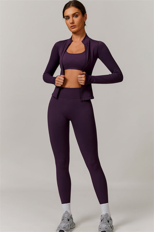 Conjunto de 2 piezas de chaqueta y leggings Nova Luxe