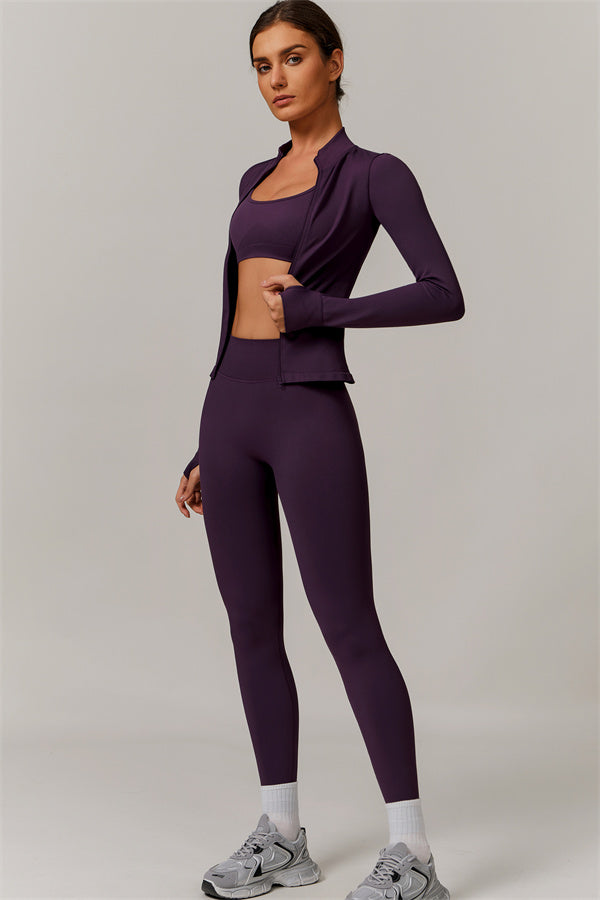 Conjunto de 2 piezas de chaqueta y leggings Nova Luxe