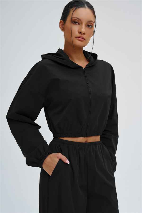 La Sudadera con Capucha Corta Svelte de protección UV